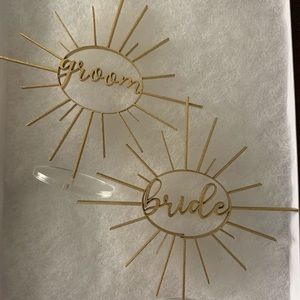 Bride and Groom Place Holders, Wedding Decor